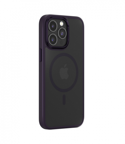 Nakładka Joy Elegant Mag do iPhone 15 Pro Max ciemno fioletowa TFO Comma GSM177408