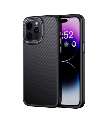 Nakładka Kevlar Mag do iPhone 15 Pro czarna TFO Comma GSM177464