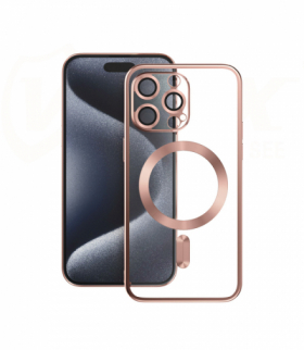 Nakładka Electroplating Mag TPU do Samsung Galaxy S24 różowo-złota TFO Vmax GSM184620