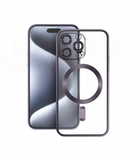 Nakładka Electroplating Mag TPU do Samsung Galaxy S24 Plus fioletowa TFO Vmax GSM184622