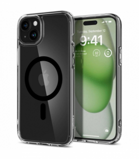 Nakładka Ultra Hybrid Magsafe do iPhone 15 Plus 6,7" czarna TFO Spigen BRA013436