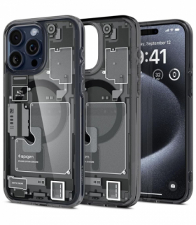 Nakładka Ultra Hybrid Magsafe do iPhone 15 Pro 6,1" Zero One TFO Spigen BRA013445