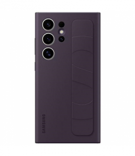 Nakładka Standing Grip Case do Galaxy S24 Ultra ciemnofioletowa TFO Samsung AKGAOETUSAM00829