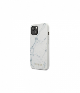 Nakładka do iPhone 13 6,1'' GUHCP13MPCUMAWH biała hard case Marble TFO Guess GSM113040