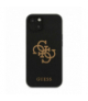 Nakładka do iPhone 13 6,1" GUHCP13MLS4GGBK czarna hard case Silicone 4G Logo TFO Guess GSM114329