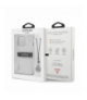 Nakładka do iPhone 13 Pro Max 6,7" GUHCP13XKB4GGR przeźroczysta hard case 4G Grey Strap Charm TFO Guess GSM114349