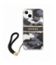 Nakładka do iPhone 13 Pro Max 6,7" GUHCP13XKCABBK czarna hard case Camo Strap Collection TFO Guess GSM114351