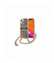 Nakładka do iPhone 13 mini 5,4" GUHCP13SKBCLE Leopard hard case Gold Strap TFO Guess GSM118054