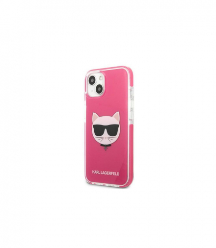 Nakładka do iPhone 13 6,1" KLHCP13MTPECPI fuksja hard case Iconic Choupette Head TFO Karl Lagerfeld GSM114815