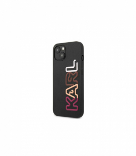 Nakładka do iPhone 13 Pro 6,1" KLHCP13LPCOBK czarna hard case Multipink Logo TFO Karl Lagerfeld GSM114880