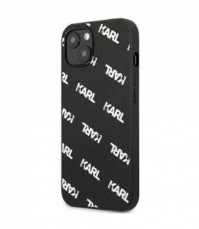 Nakładka do iPhone 13 6,1" KLHCP13MPULMBK3 czarna hard case Allover Logomania TFO Karl Lagerfeld GSM114915