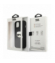 Nakładka do iPhone 13 6,1" KLHCP13MPKMK hardcase czarna Leather Ikonik Karl`s Head Metal TFO Karl Lagerfeld GSM165619