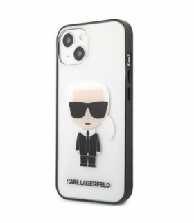 Nakładka do iPhone 13 Mini 5,4" KLHCP13SHIKCK transparentna Ikonik Karl TFO Karl Lagerfeld GSM165626