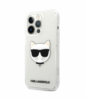 Nakładka do iPhone 13 Pro Max 6,7" KLHCP13XCTR hardcase transparentna Choupette Head TFO Karl Lagerfeld GSM165637