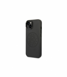 Nakładka do iPhone 14 Pro Max 6,7" KLHCP14XFWHK czarna PU Leather case Perforated Logo and Metal Buttons TFO Karl Lagerfeld GSM166719