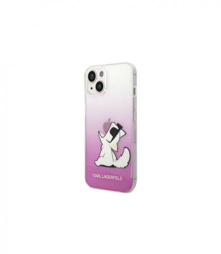 Nakładka do iPhone 14 Plus 6,7" KLHCP14MCFNRCPI różowa hardcase Choupette Fun TFO Karl Lagerfeld GSM167129