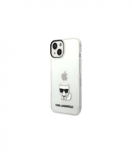 Nakładka do iPhone 14 Pro Max 6,7" KLHCP14XCTTR przeźroczysta hardcase Choupette Body TFO Karl Lagerfeld GSM167140