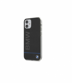 Nakładka do iPhone 12 Mini 5,4" BMHCP12SPCUBBK czarna hardcase Signature Printed Logo TFO BMW BRA100018