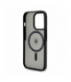 Nakładka do iPhone 14 Pro 6,1" BMHMP14LDSLK czarna hardcase Magsafe Signature IML TFO BMW BRA100262