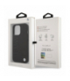 Nakładka do iPhone 14 Pro Max 6,7" BMHMP14XSLLBK czarna hard case Signature Logo Imprint MagSafe TFO BMW BRA100296