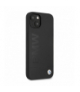 Nakładka do iPhone 13 6,1" BMHCP13MSLBLBK czarna hard case Liquid Silicone Logo TFO BMW BRA100301