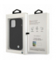 Nakładka do iPhone 13 Pro 6,1" BMHCP13LMSILBK czarna hard case Liquid Silicone Signature TFO BMW BRA100302