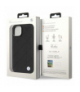 Nakładka do iPhone 14 6,1" BMHCP14S22RQDK czarna hard case Leather Quilted TFO BMW BRA100305