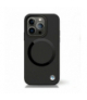 Nakładka do iPhone 14 Pro 6,1" BMHMP14LSILBK2 czarna HC Magsafe Silicone Metal Logo + UV TFO BMW BRA100354
