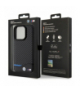 Nakładka do iPhone 15 Pro 6,1" BMHCP15L22NBCK czarna HC PU Carbon TFO BMW BRA100383