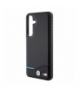 Nakładka do Samsung Galaxy S24 czarna Leather Carbon TFO BMW BRA100518