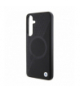 Nakładka do Samsung Galaxy S24 Plus czarna Signature Leather Half Textured & Circle MagSafe TFO BMW BRA100526