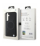 Nakładka do Samsung Galaxy S24 Plus czarna Signature Leather Half Textured & Circle MagSafe TFO BMW BRA100526