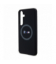 Nakładka do Samsung Galaxy S24 Plus czarna M Silicone Printed Ring MagSafe TFO BMW BRA100527