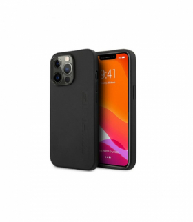 Nakładka do iPhone 13 Pro / 13 6,1" AMHCP13LDOLBK czarna hardcase Leather Hot Stamped TFO AMG BRA100010