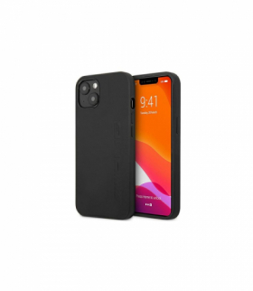 Nakładka do iPhone 14 Plus 6,7" AMHCP14MDOLBK czarna HC Leather Hot Stamped Logo TFO AMG BRA100095