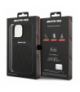 Nakładka do iPhone 14 Pro Max 6,7" AMHMP14XOSDBK czarna hard case Leather Curved Lines MagSafe TFO AMG BRA100288