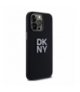 Nakładka do iPhone 15 Pro Max 6,7" DKHCP15XSMCBSK czarna HC silicone w stack metal logo TFO DKNY BRA100581