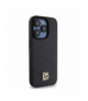 Nakładka do iPhone 15 Pro 6,1" DKHMP15LPSHRPSK czarna HC Magsafe pu repeat pattern w stack logo TFO DKNY BRA100621