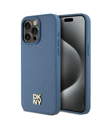 Nakładka do iPhone 15 Pro Max 6,7" DKHMP15XPSHRPSB brązowa HC Magsafe pu repeat pattern w stack logo TFO DKNY BRA100628