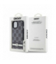 Nakładka do iPhone 15 Plus 6,7" DKHCP15MPCPTSSK czarna HC PU checkered pattern w printed stripes TFO DKNY BRA100643