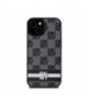 Nakładka do Samsung Galaxy S24 DKHCS24SPCPTSSK czarna HC PU checkered pattern w printed stripes TFO DKNY BRA100646