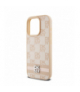 Nakładka do iPhone 15 Pro 6,1" DKHCP15LPCPTSSP różowa HC PU checkered pattern w printed stripes TFO DKNY BRA100651