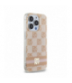 Nakładka do iPhone 15 Pro Max 6,7" DKHMP15XHCPTSP czarna HC Magsafe pc tpu checkered pattern w printed stripes TFO DKNY BRA100655