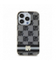 Nakładka do iPhone 15 6,1" DKHMP15SHCPTSK czarna HC Magsafe pc tpu checkered pattern w printed stripes TFO DKNY BRA100656