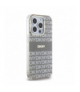 Nakładka do iPhone 15 Pro 6,1" DKHMP15LHRHSEE beżowa HC Magsafe pc tpu repeat texture pattern w stripe TFO DKNY BRA100672