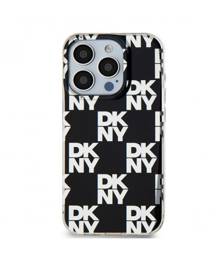 Nakładka do iPhone 15 6,1" DKHCP15SHDLCEK czarna HC Magsafe tpu checkered pattern TFO DKNY BRA100678