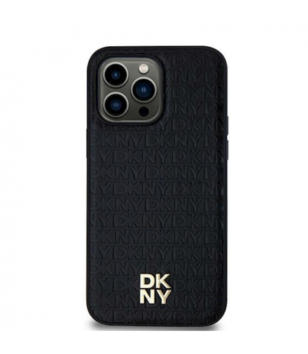 Nakładka do Samsung Galaxy S24 Ultra DKHMS24LPSHRPSK niebieska HC Magsafe pu repeat pattern w stack logo TFO DKNY BRA100625