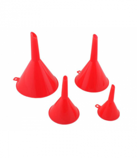 Zestaw plastikowych lejków 4szt. LXETS132