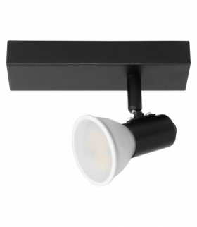 RIO SP 1, oprawa ścienno-sufitowa, GU10 max. 60W, IP20, czarna Orno AD-OP-6429BGU10