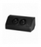 Gniazdo meblowe 2x2P+Z, czarne Orno OR-GM-9005/B